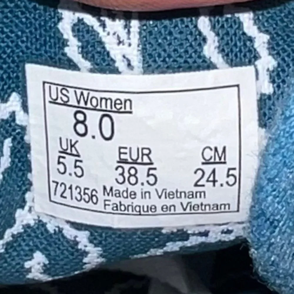 Vans Camden Skate Sneakers Heather Blue / White‎ Women's 8